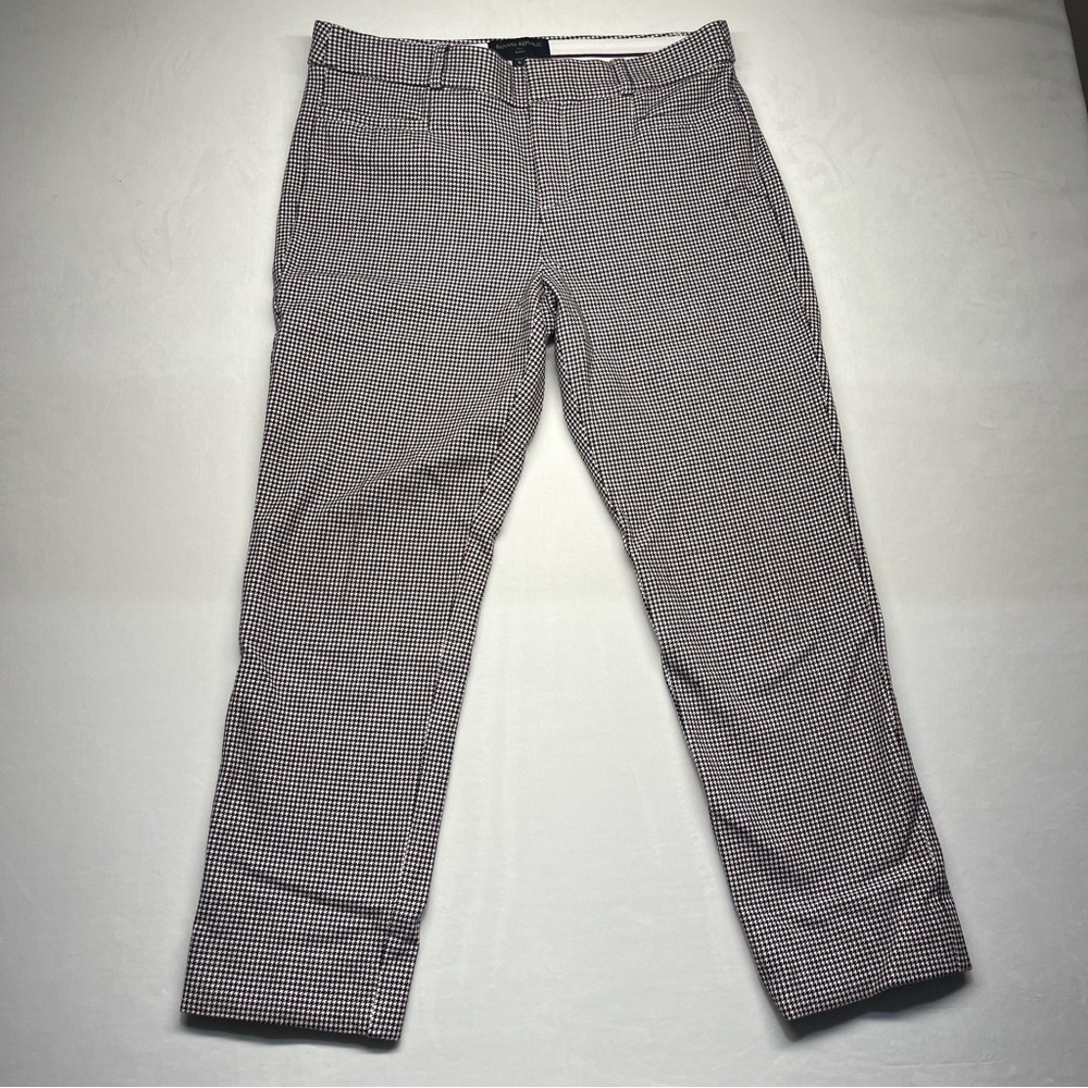 Banana Republic Sloan Pants Women's Size 6 Multi Colour Khaki Plaid.